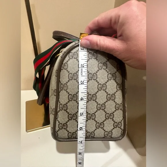 COPY - Authentic GUCCI Monogram GG Web Sherry Line
Supreme Boston Bag - Picture 10 of 15